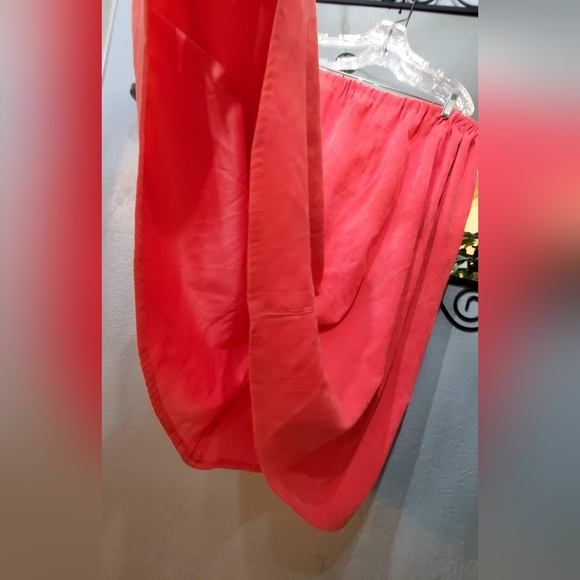 Bundle of 2 Plus size XXL- XXXL Custom Made Skirts / Gray & Velvet Pink Peach - Picture 3 of 10